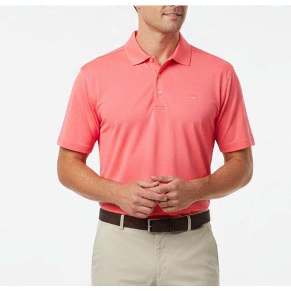 Peter Millar Summer Comfort Pink Polo Size Large